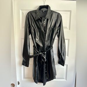 Lulu’s Leather Belted Dress